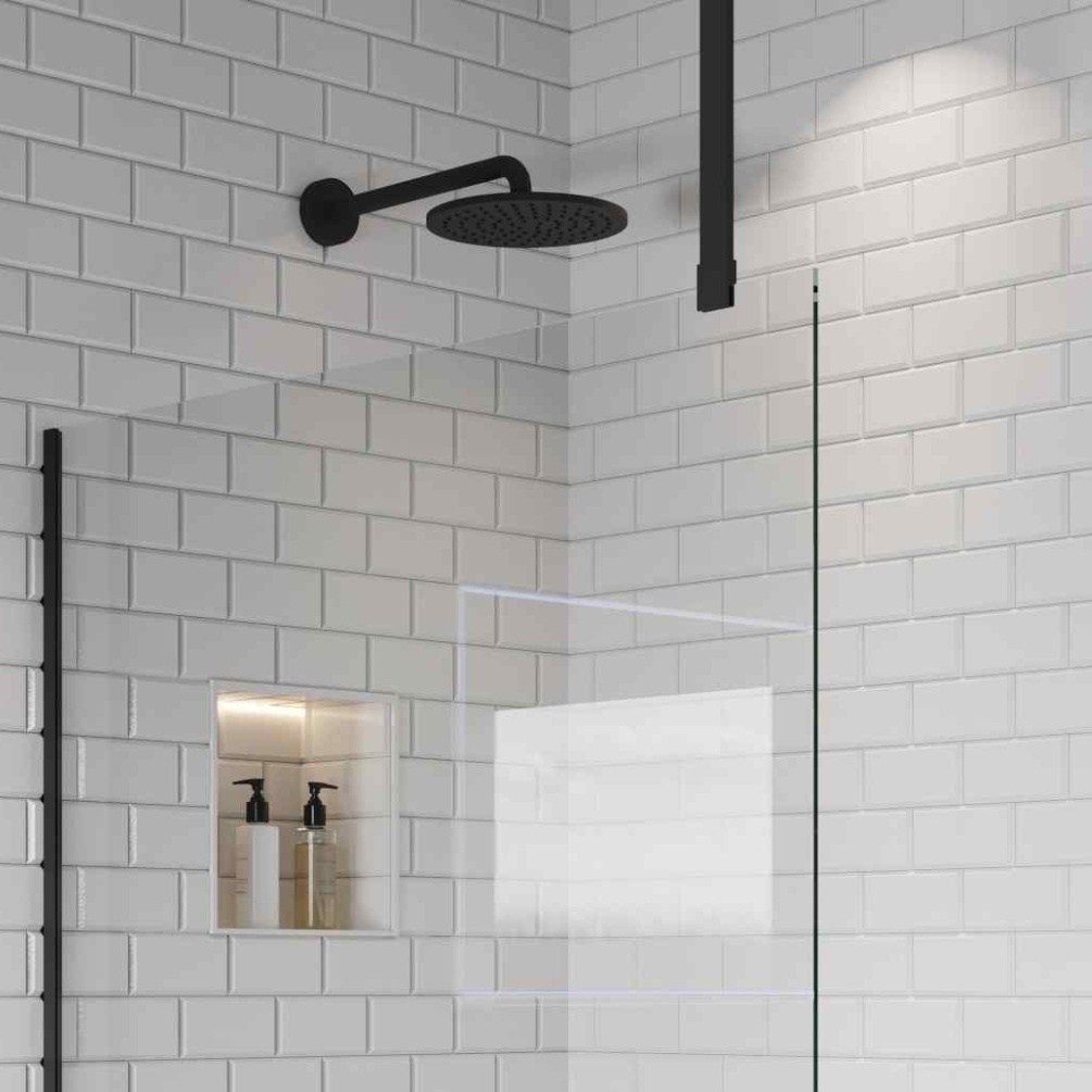 Product Lifestyle image of the Abacus Matt Black Ceiling Mounted Bracing Bar